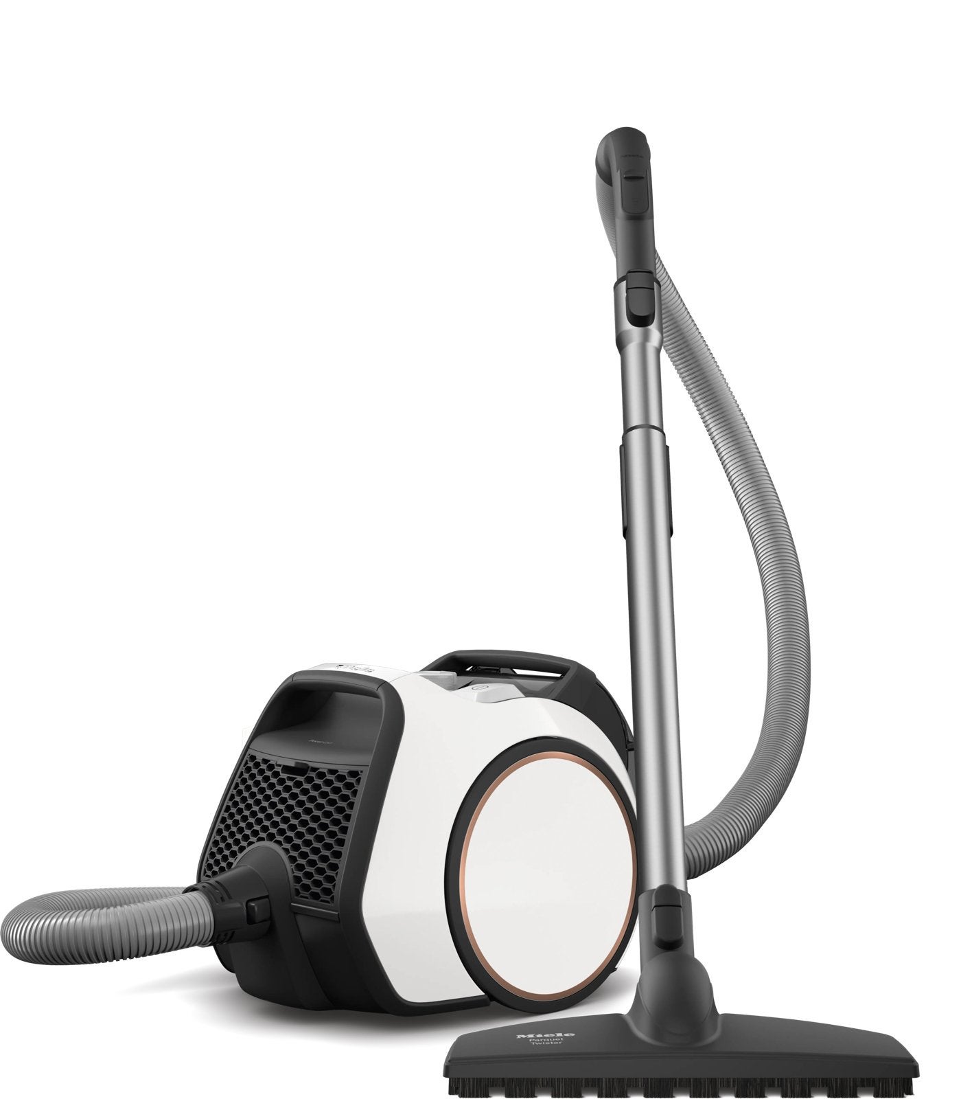 MIELE Boost CX1 Parquet Wit - Zakloze Stofzuiger, Ophalen of Verzenden, Zo goed als nieuw, Miele, Reservoir