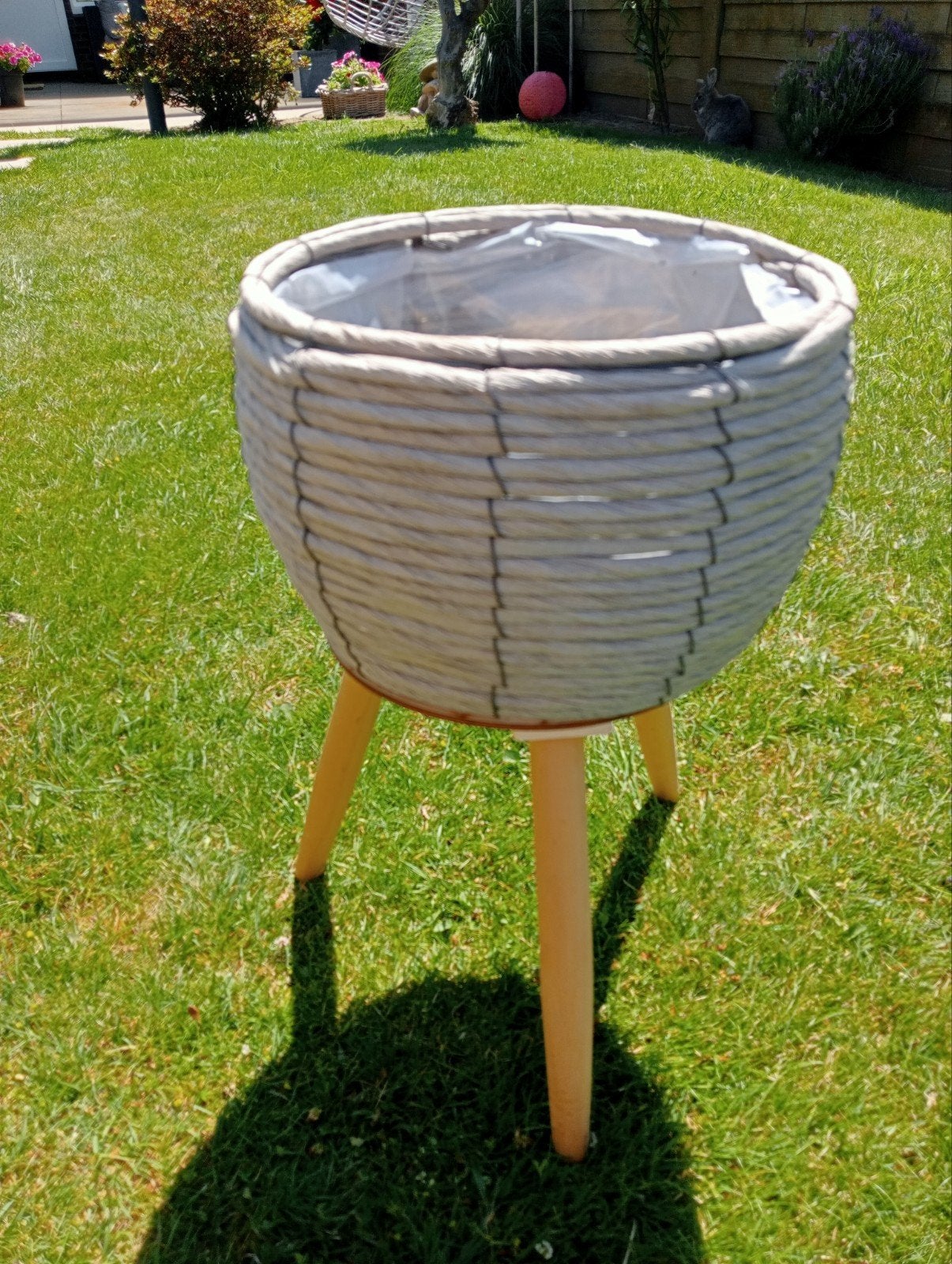 bloempot te koop, Ophalen, Rond, Hout