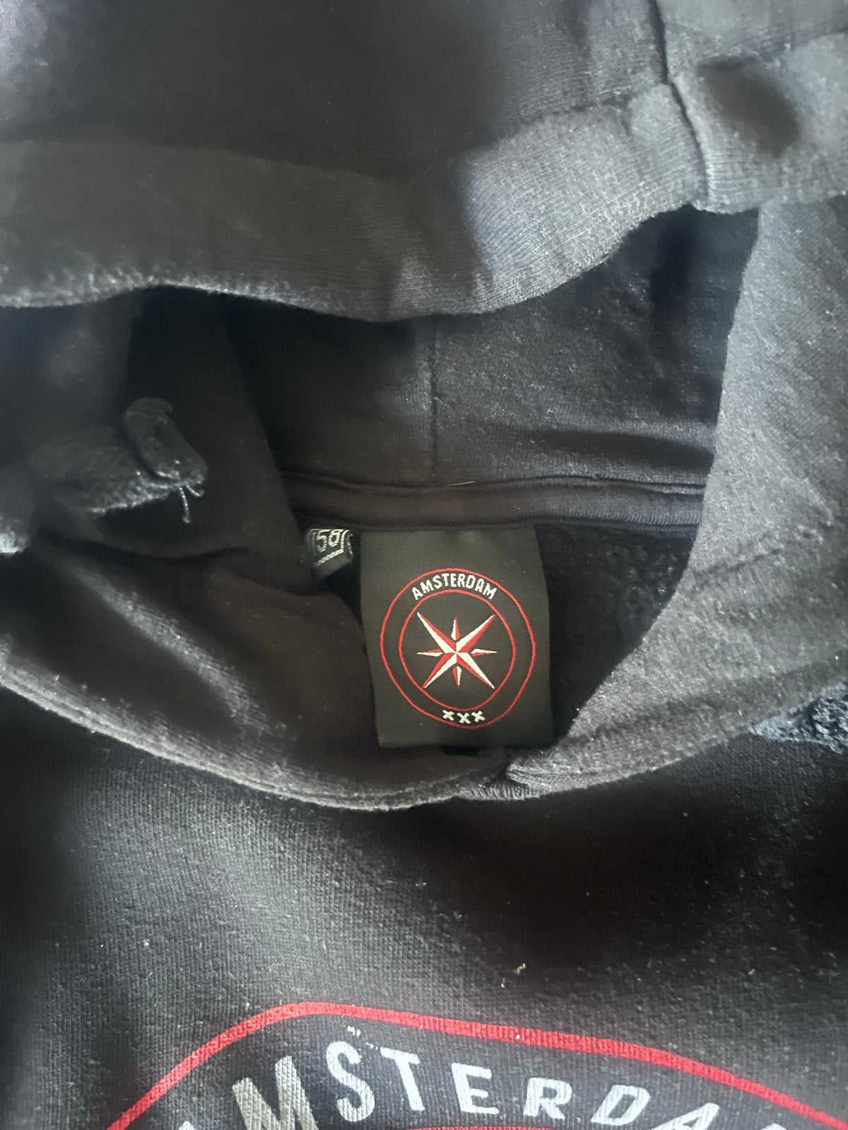 Amsterdam Casuals Hoodie Zwart - Maat 158, Ophalen of Verzenden, Zo goed als nieuw, Overige maten, Zwart