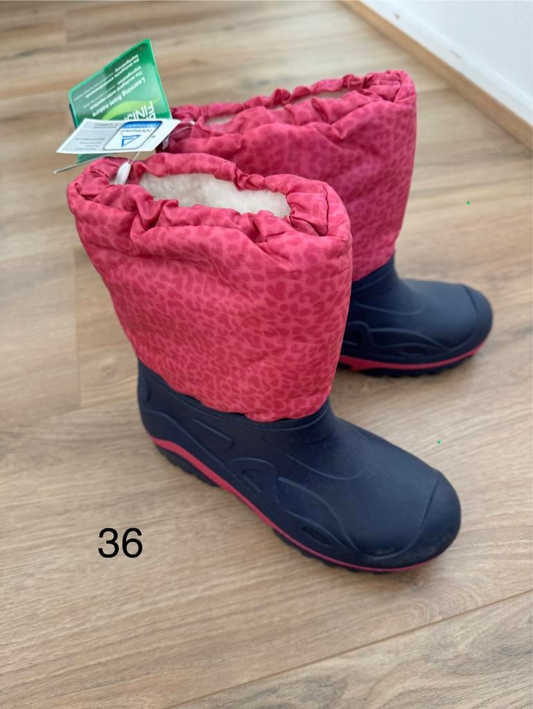 Nieuwe Finlayson winterlaarzen maat 36, roze/blauw, Ophalen, Nieuw, Meisje, Laarzen