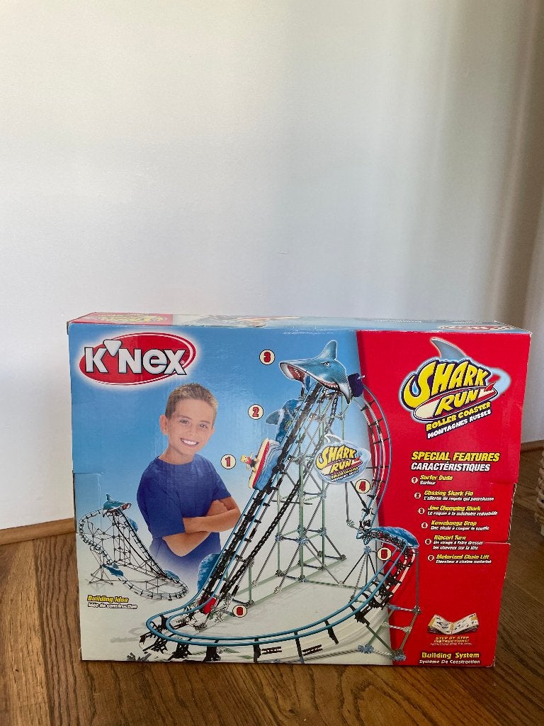 K'NEX Shark Run Roller Coaster 13057 – Nieuw - Zeldzame set, Ophalen of Verzenden, Nieuw, Groter dan 1:32