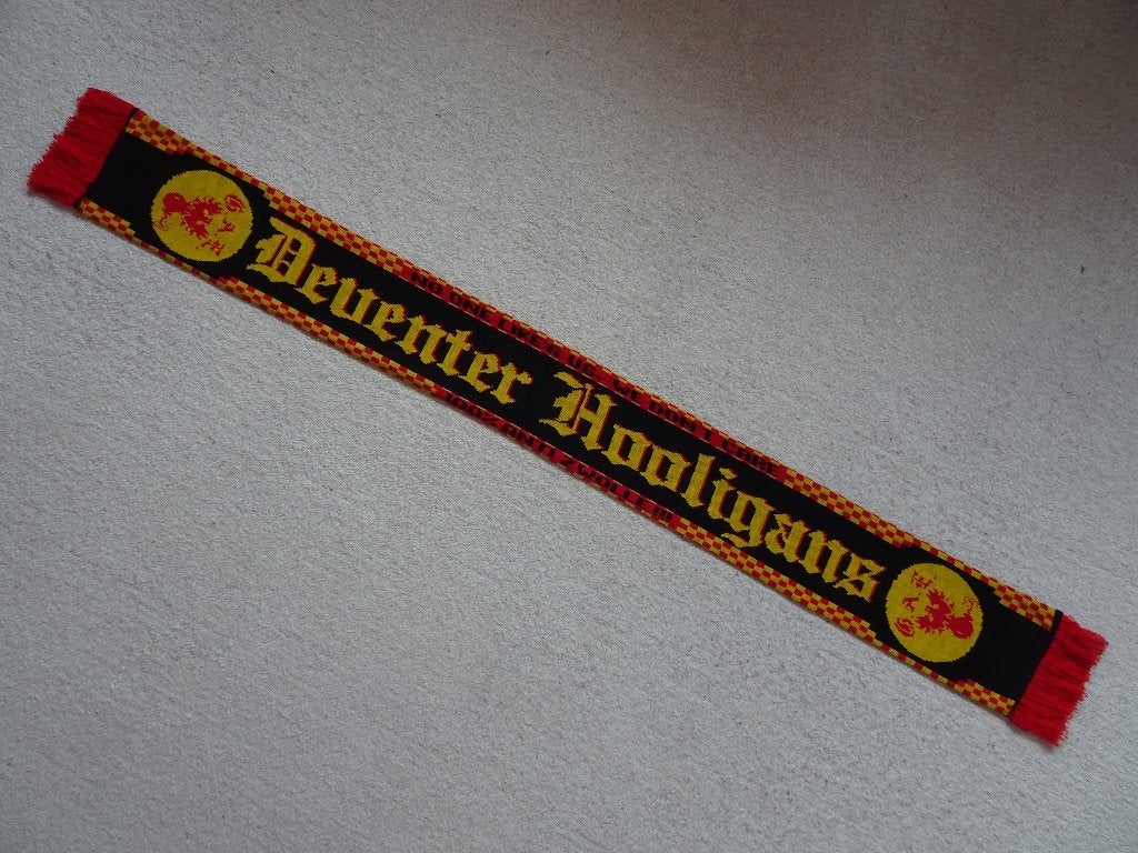 sjaal Go Ahead Eagles (Deventer Hooligans), Ophalen of Verzenden, Zo goed als nieuw, Overige binnenlandse clubs, Vaantje of Sjaal