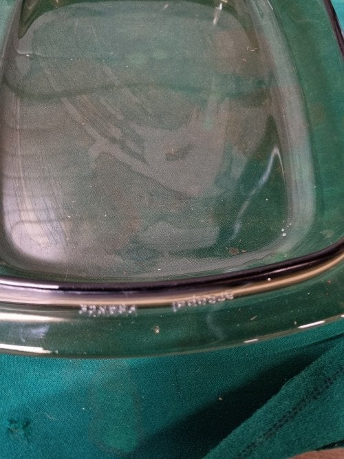 ovenschaal arcopal bruin glas groot, Ophalen of Verzenden, 'T Olde Gre-j, Info@toldegrej.nl, Endepoelstraat 20f Didam