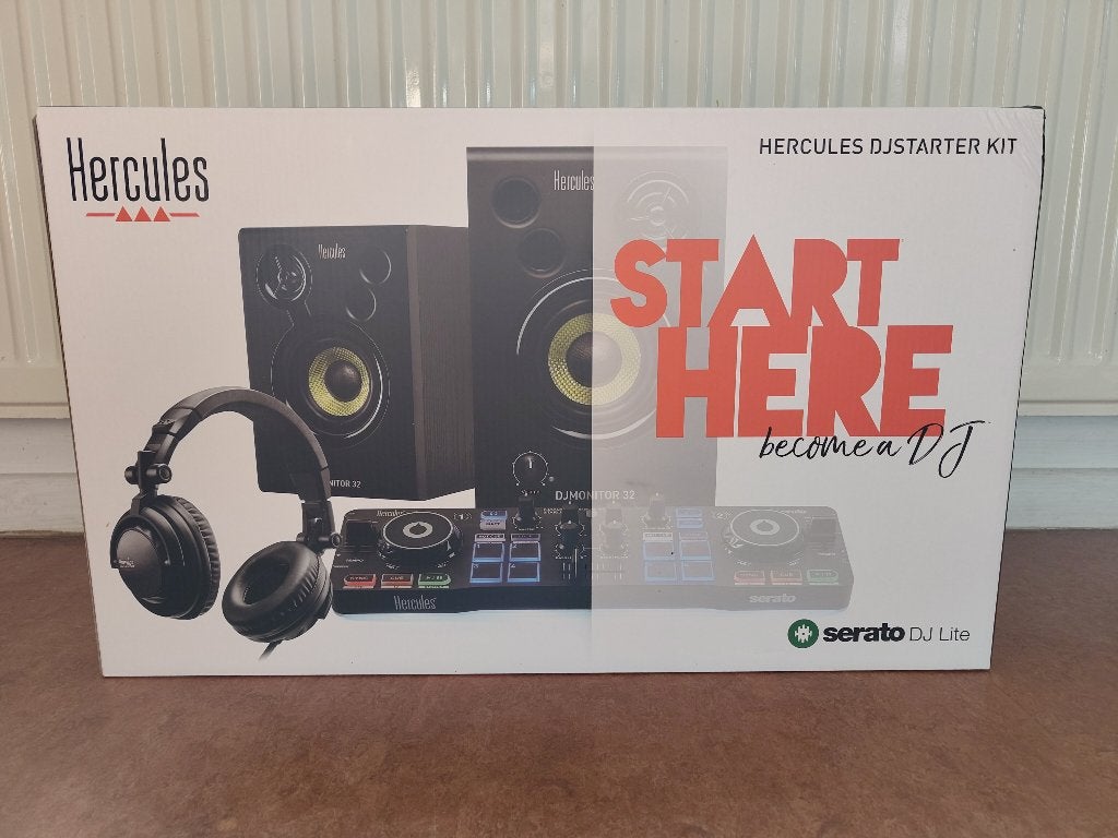 Hercules DJ Starter Kit, Muziek en Instrumenten, Dj-sets en Draaitafels, Ophalen of Verzenden, Zo goed als nieuw, Dj-set, Overige merken