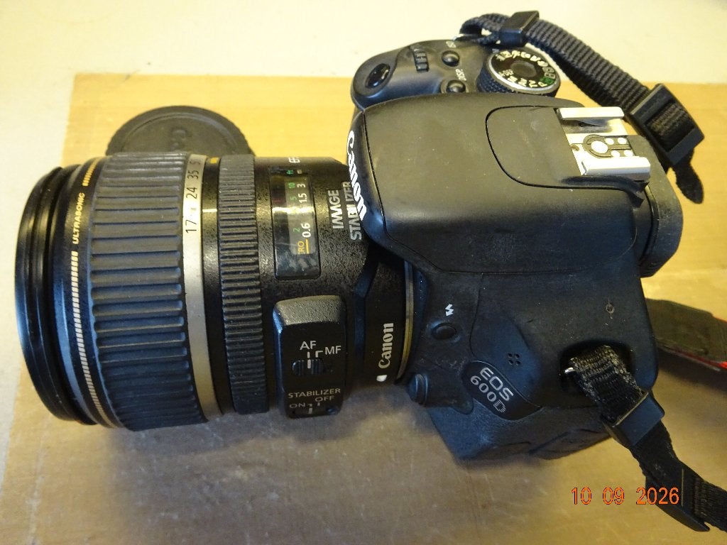 CANON EOS 600D MET 17-85 LENS, Lensdop, Gebruikt, Spiegelreflex, Verzenden