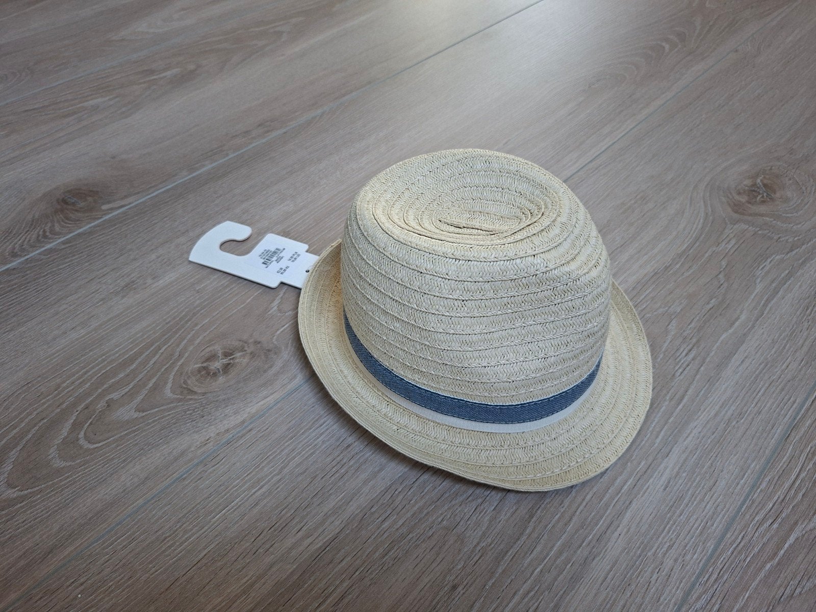 NIEUW incl kaartje rieten kind hoed Primark 2 - 4 jaar, Jongetje of Meisje, Hoed, Nieuw, Ophalen of Verzenden