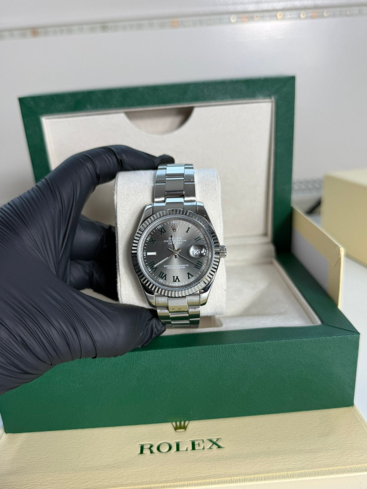 Rolex Datejust 41MM Wimbeldon, Ophalen of Verzenden, Nieuw, Polshorloge, Rolex