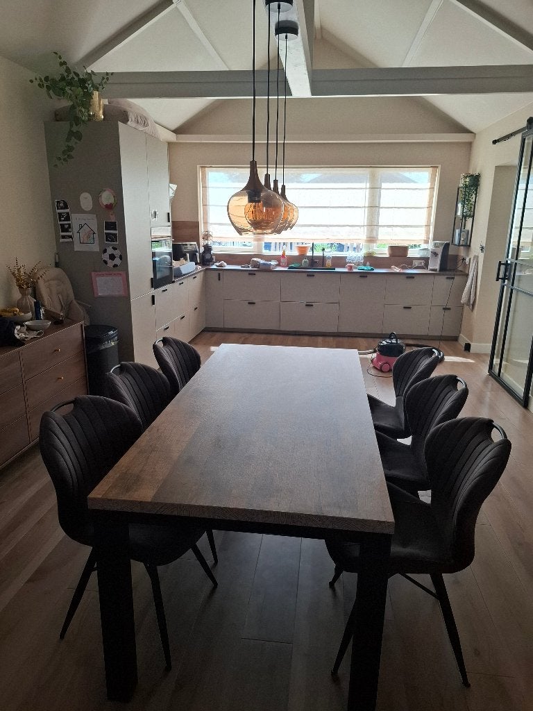 Eettafel Atrio 190x90cm 4 / 6 persoons, Ophalen, Overige materialen, 50 tot 100 cm, Zo goed als nieuw
