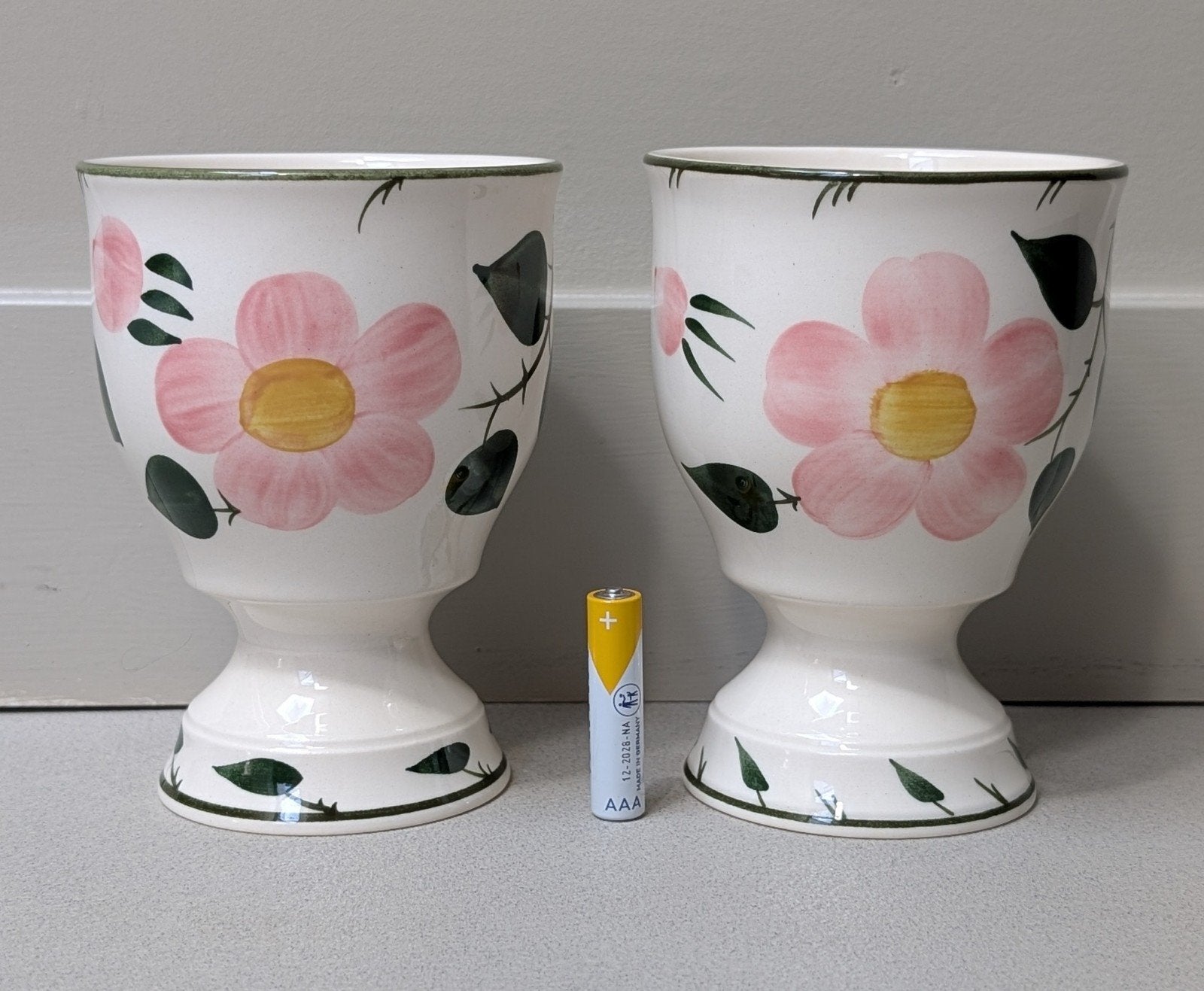 Villeroy & Boch wild rose cacaobekers, Villeroy & Boch, Ophalen of Verzenden, Zo goed als nieuw, Overige stijlen