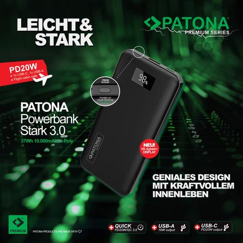Premium Powerbank Stark 3.0 PD20W 10.000mAh, Verzenden, Nieuw