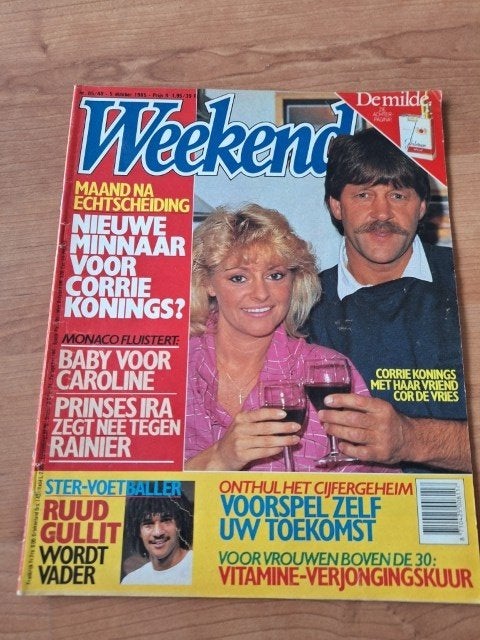 Weekend 1985 Corry Konings Prinses Diana Andre van Duin, Verzamelen, Verzenden, 1980 tot heden, Nederland, Tijdschrift
