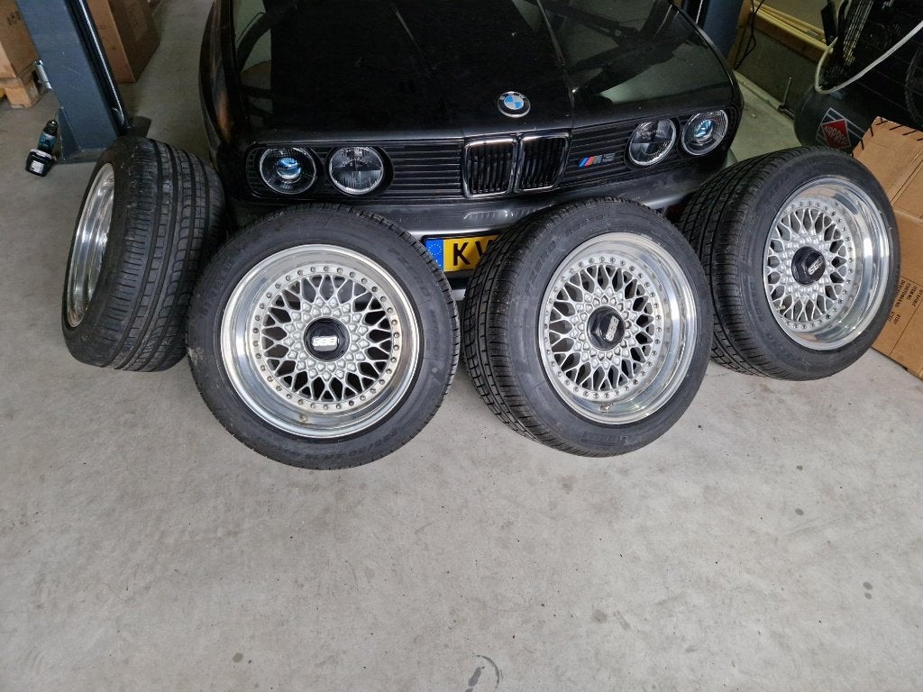 Originele BBS RS 16 Inch breedset - 5x120 zeer zeldzaam!, Gebruikt, Velg(en), 16 inch, Ophalen of Verzenden