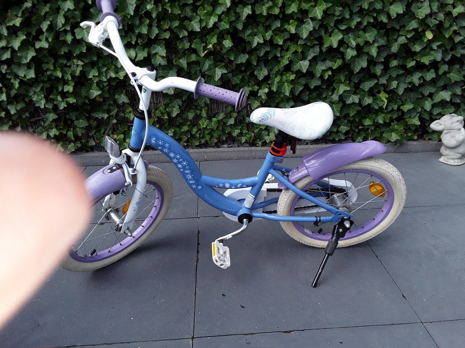 Te koop kinderfietje, Ophalen, Terugtraprem, Disney Frozen, 16 tot 20 inch