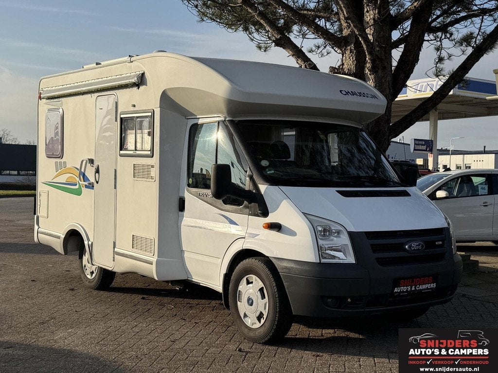 Chausson FLASH 02 met airco in prima staat, 6 tot 7 meter, Tot en met 3, Half-integraal, Standkachel