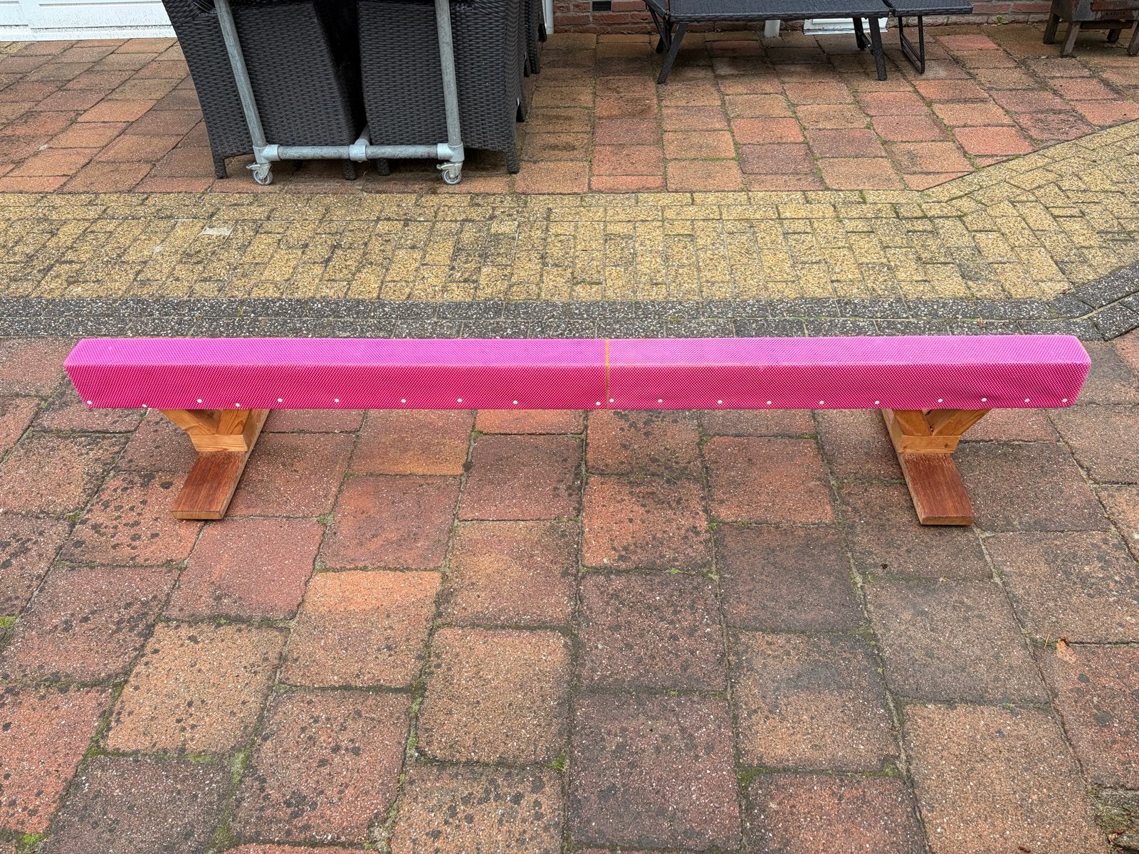 Roze turnbalk voor thuisgebruik, Sport en Fitness, Turnen, Gebruikt, Materiaal, Maat 36 t/m 42, Ophalen of Verzenden