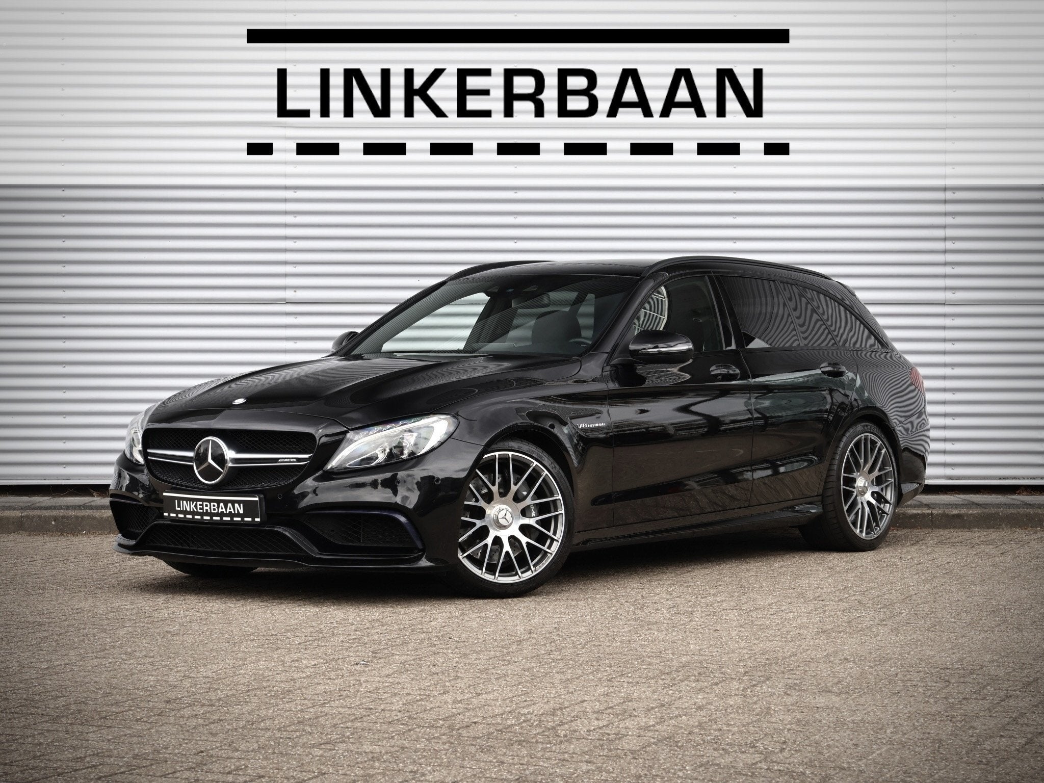 Mercedes-Benz C-Klasse Estate AMG C63 V8 Biturbo | Panodak |, Automaat, Gebruikt, Zwart, 102 €/maand