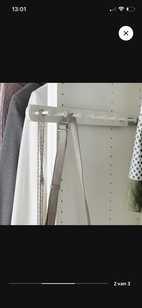 Multihanger ikea komplement als nieuw, Zo goed als nieuw, Minder dan 100 cm, 25 tot 50 cm, 50 tot 100 cm
