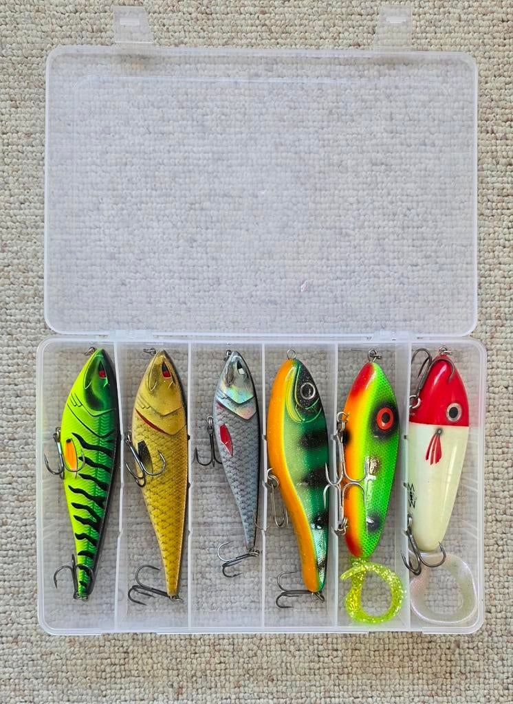 Jerkbait set 6 stuks (Berkley - Abu Garcia - Strike Pro), Watersport en Boten, Hengelsport | Roofvissen, Ophalen of Verzenden