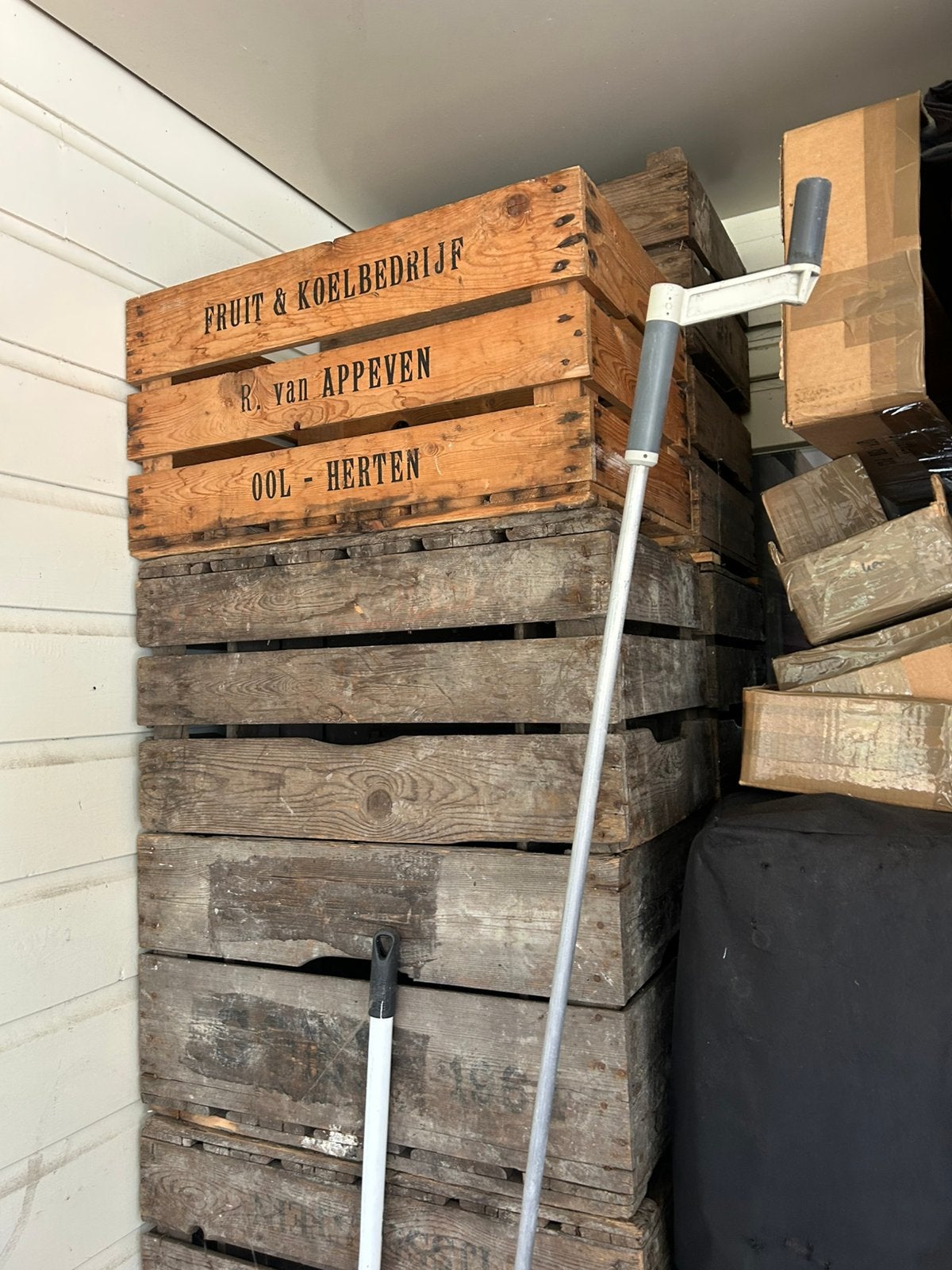 Oude fruit kisten 10 stuks, Ophalen of Verzenden, Zo goed als nieuw, 50 tot 100 cm, Minder dan 50 cm