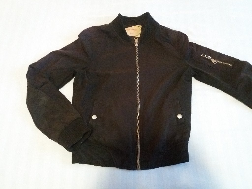 Leuke zwarte bomber jack merk Crazy Love maat S/36, Crazy love, Zwart, Ophalen of Verzenden, Maat 36 (S)