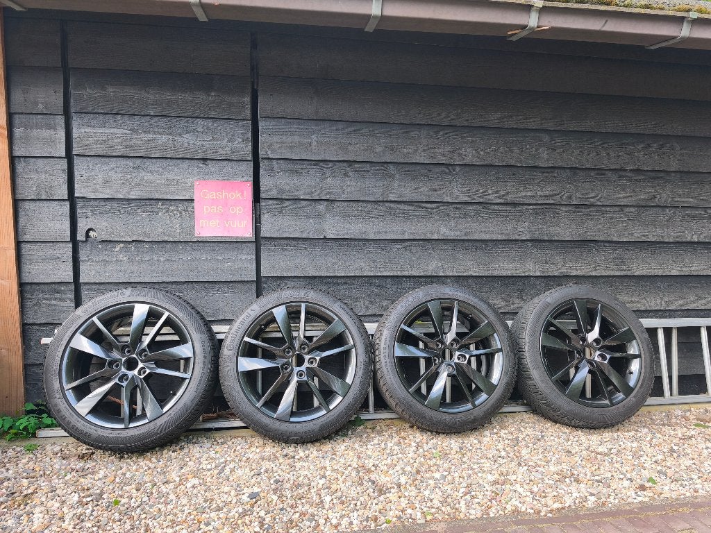 Originele Skoda Octavia 17 inch velgen 5x112 ET49, Velg(en), 17 inch, 225 mm, Winterbanden