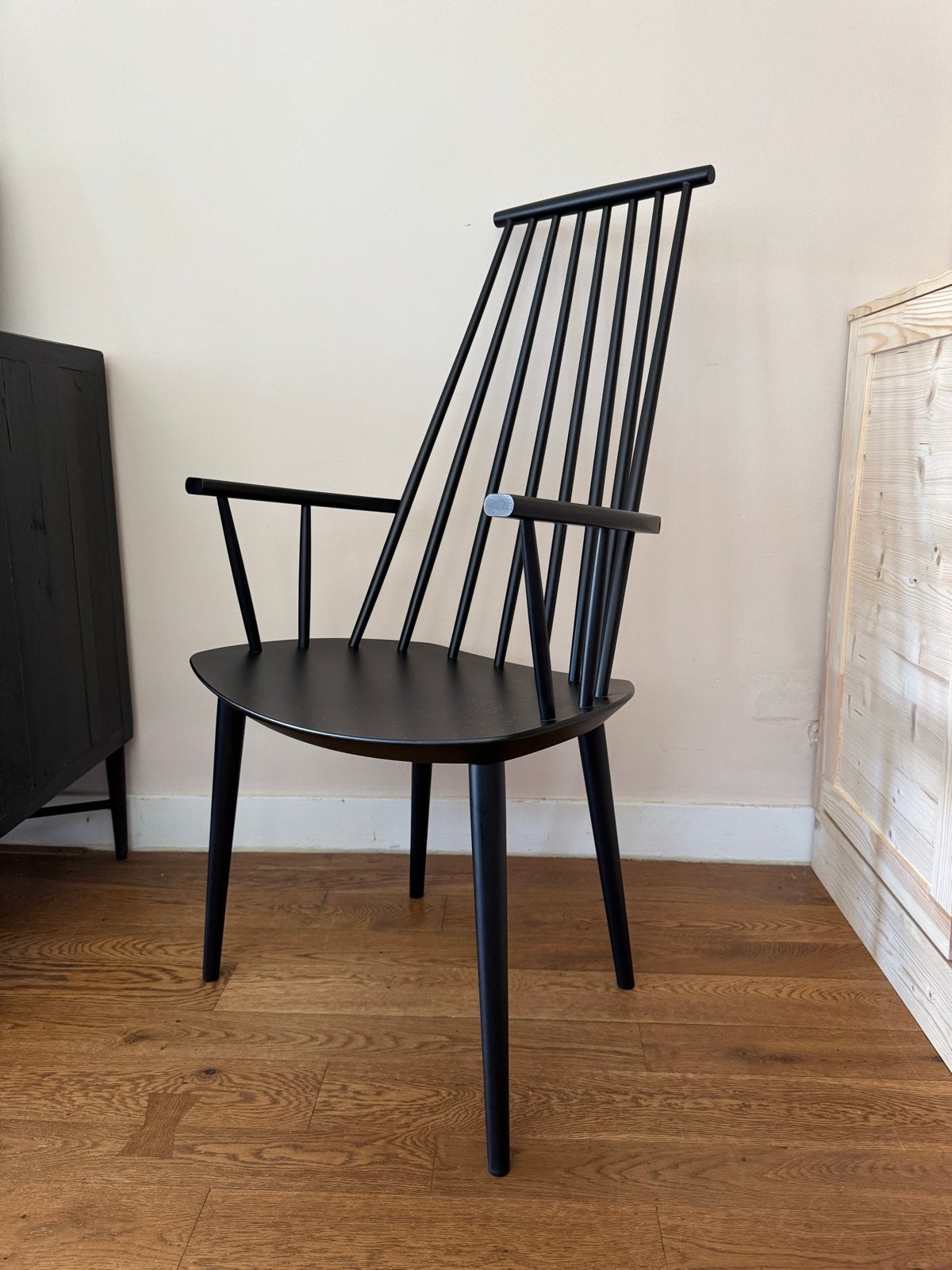 HAY J110 Stoel Zwart - Zo goed als nieuw, Huis en Inrichting, Stoelen, Ophalen, Zwart, Zo goed als nieuw, Eén