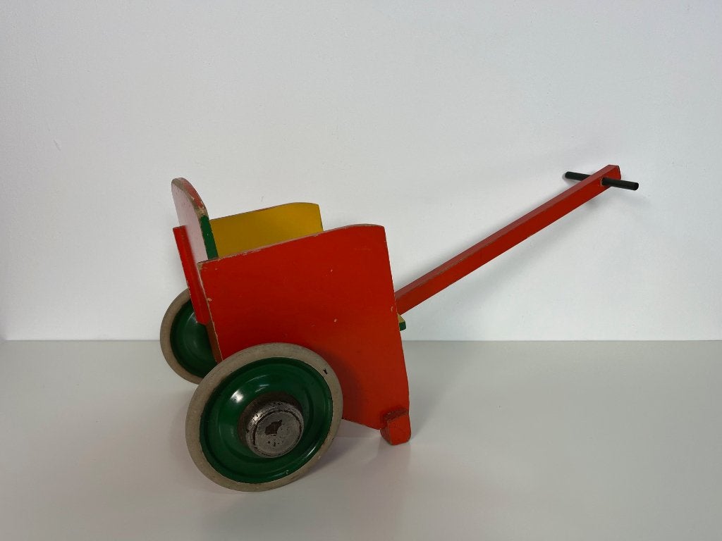 Vintage poppen trolley van Ko Verzuu voor ADO jaren 50, Antiek en Kunst, Ophalen