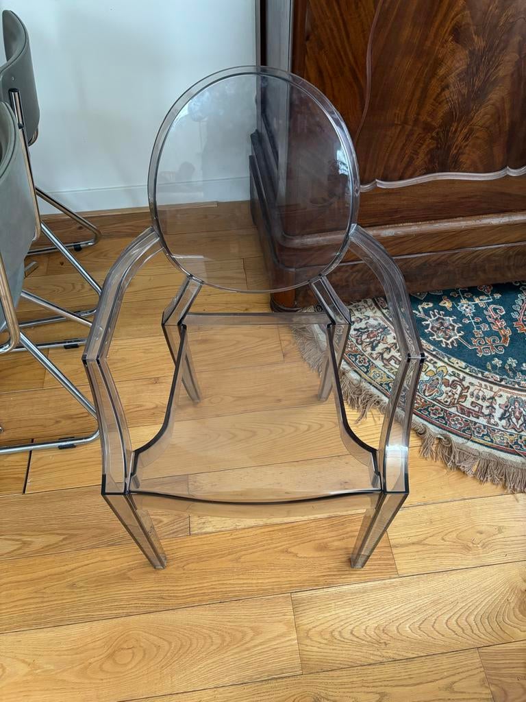 Kartell Louis Ghost stoel, Huis en Inrichting, Stoelen, Kunststof, Gebruikt, Overige kleuren, Ophalen of Verzenden