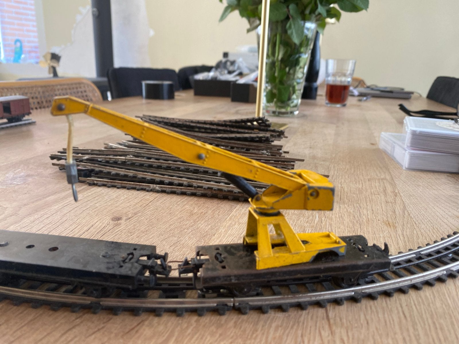 Vintage Trix wagons Trix rails en 6 schakelaars, Ophalen of Verzenden, Gebruikt, Wagon, Overige merken