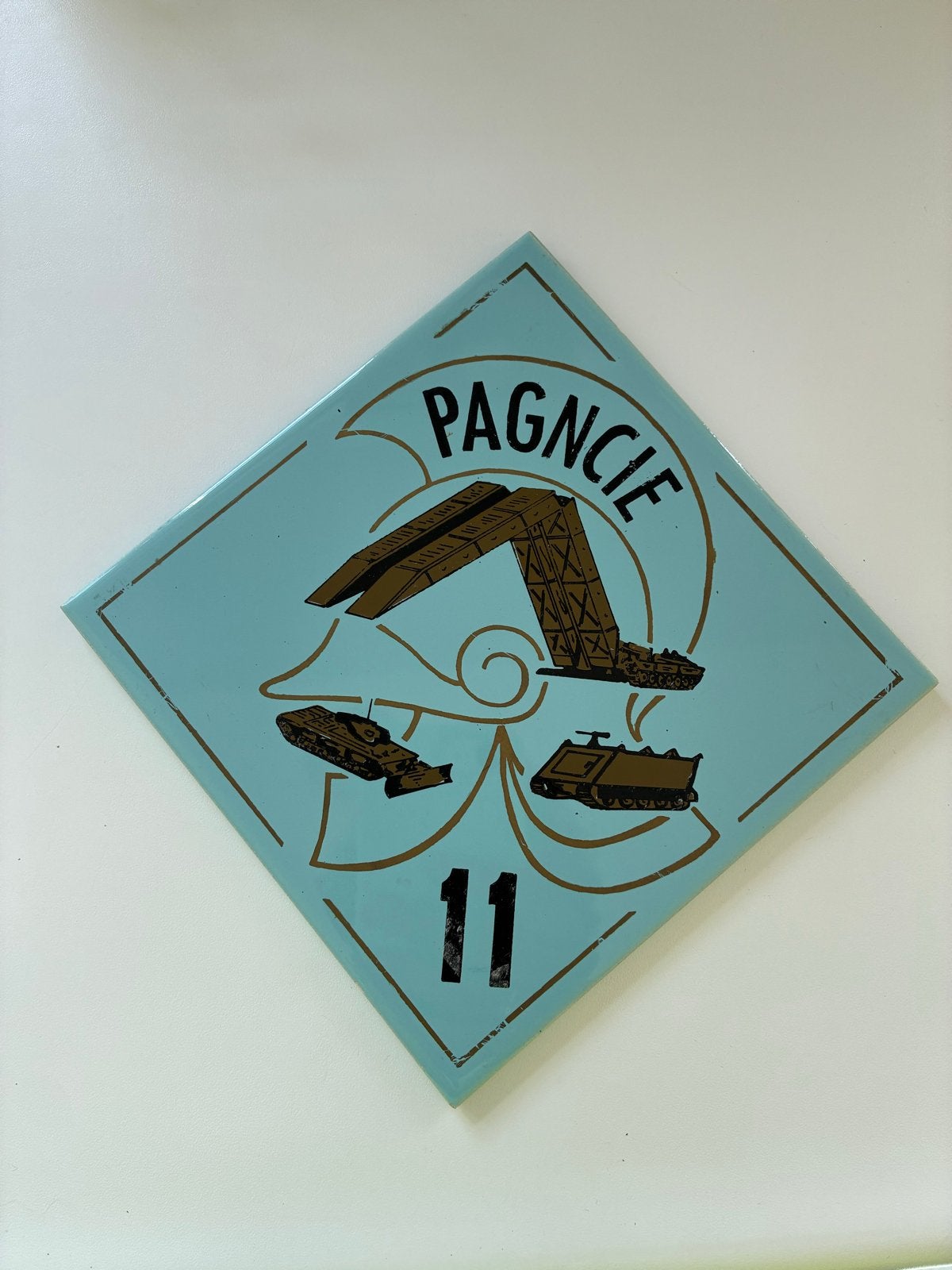 PAGNCIE 11, de 11 Pantsergenie Compagnie Koninklijke Landmac, Verzamelen, Militaria | Algemeen, Ophalen of Verzenden, Landmacht