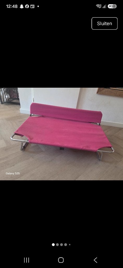 Honden stretcher bed, Ophalen of Verzenden, Zo goed als nieuw, Overige