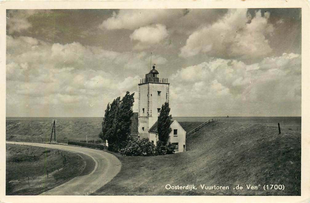 304-248-017 Oosterdijk Vuurtoren de Ven 1700, Verzenden, Voor 1920, Noord-Holland