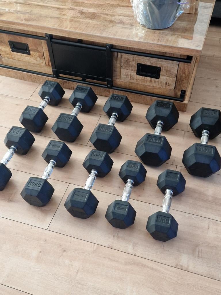 Hexa Dumbbells 2x8kg 2x10kg 2x12.5kg 2x16kg 2x20kg, Sport en Fitness, Fitnessmaterialen, Ophalen, Dumbbell