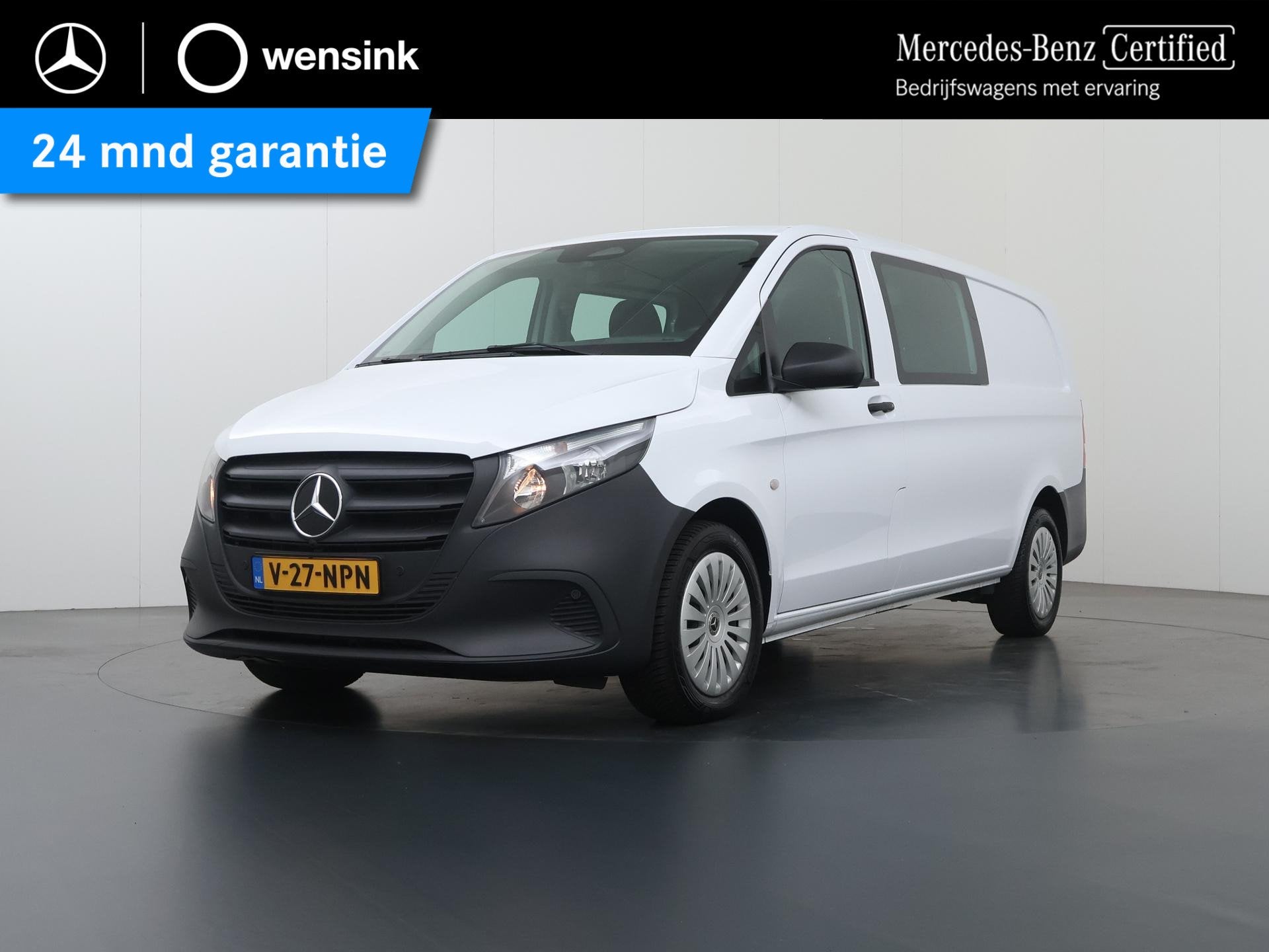 Mercedes-Benz Vito 119 CDI | Aut. | XL L3 | Dubbele Cabine |, Auto's, Gebruikt, Euro 6, 2000 kg, Wit