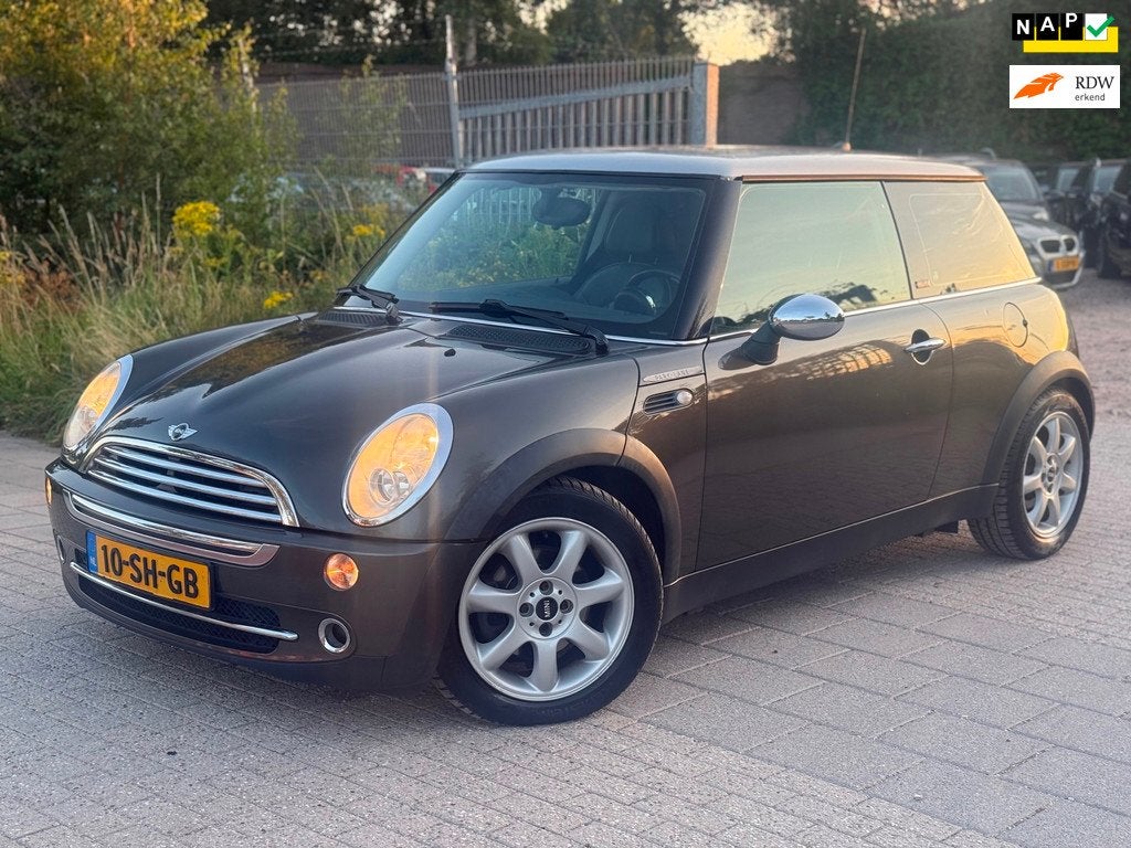 Mini 3-Deurs 1.6 Cooper Park Lane Airco Elekpakket Leder, Auto's, Mini, Voorwielaandrijving, Gebruikt, 4 cilinders, 116 pk
