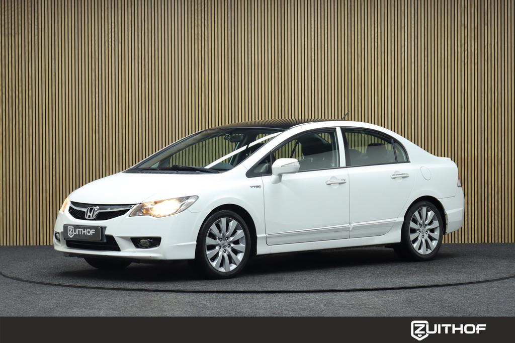 Honda Civic 1.3 Hybrid Elegance | Cruise-control | Stoelverw, Auto's, Honda, Euro 5, Stof, Gebruikt, Zwart