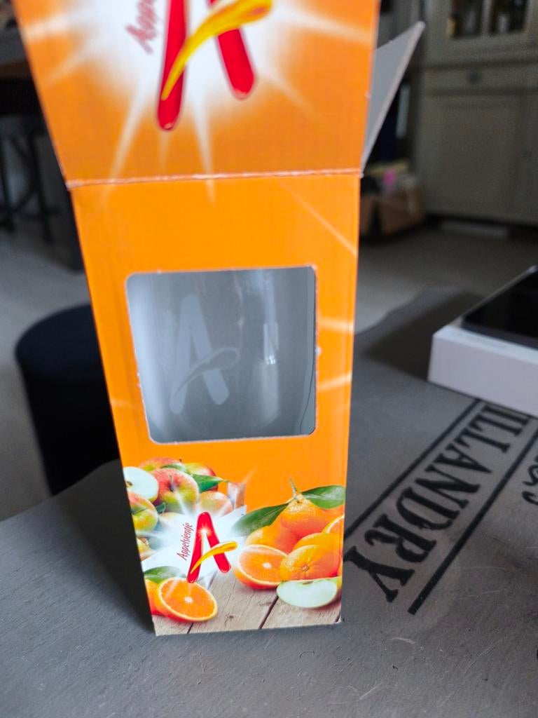 Appelsientje glazen nieuw 6 stuks, Ophalen of Verzenden, Nieuw, Overige typen