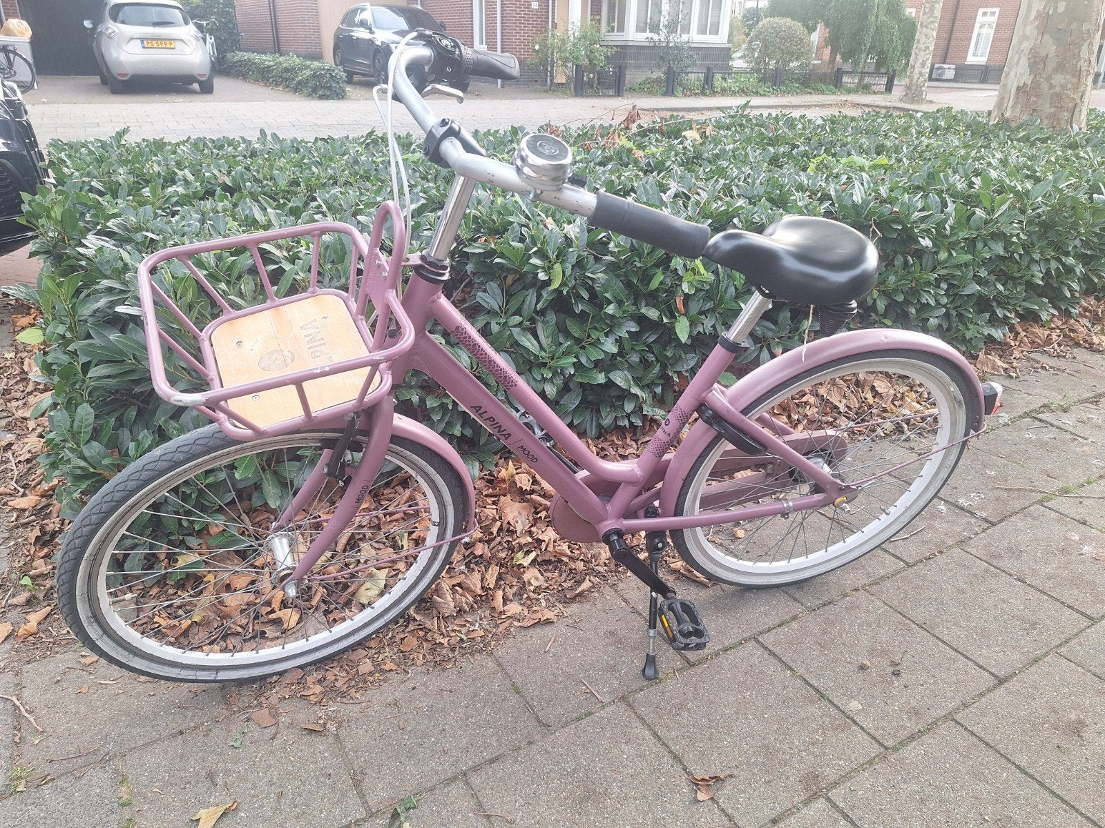Alpina Mood 24 inch meisjesfiets met voordrager, Fietsen en Brommers, Ophalen, Terugtraprem, Alpine, Gebruikt