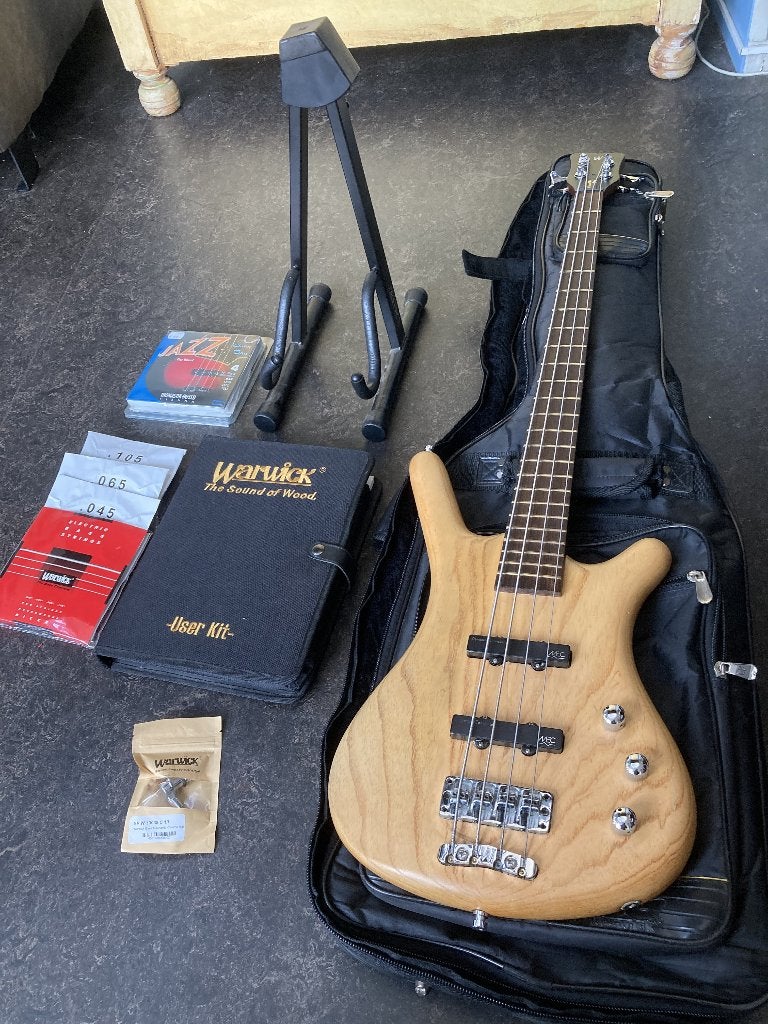 Warwick Corvette Std. 4-Bass 'Made in Germany' Swamp Ash, Muziek en Instrumenten, Ophalen of Verzenden, Gebruikt, Elektrisch