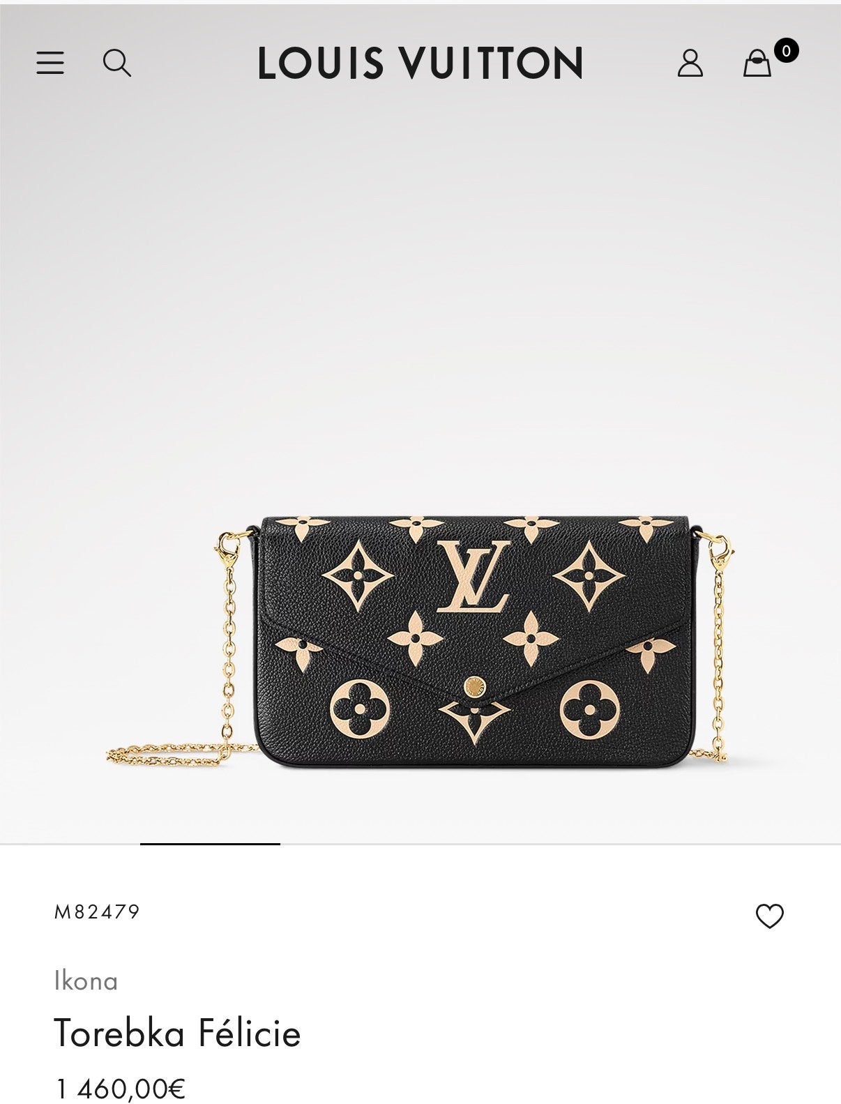 Louis Vuitton Félicie Pochette Zwart Monogram, Ophalen of Verzenden, Zo goed als nieuw, Zwart, Schoudertasje