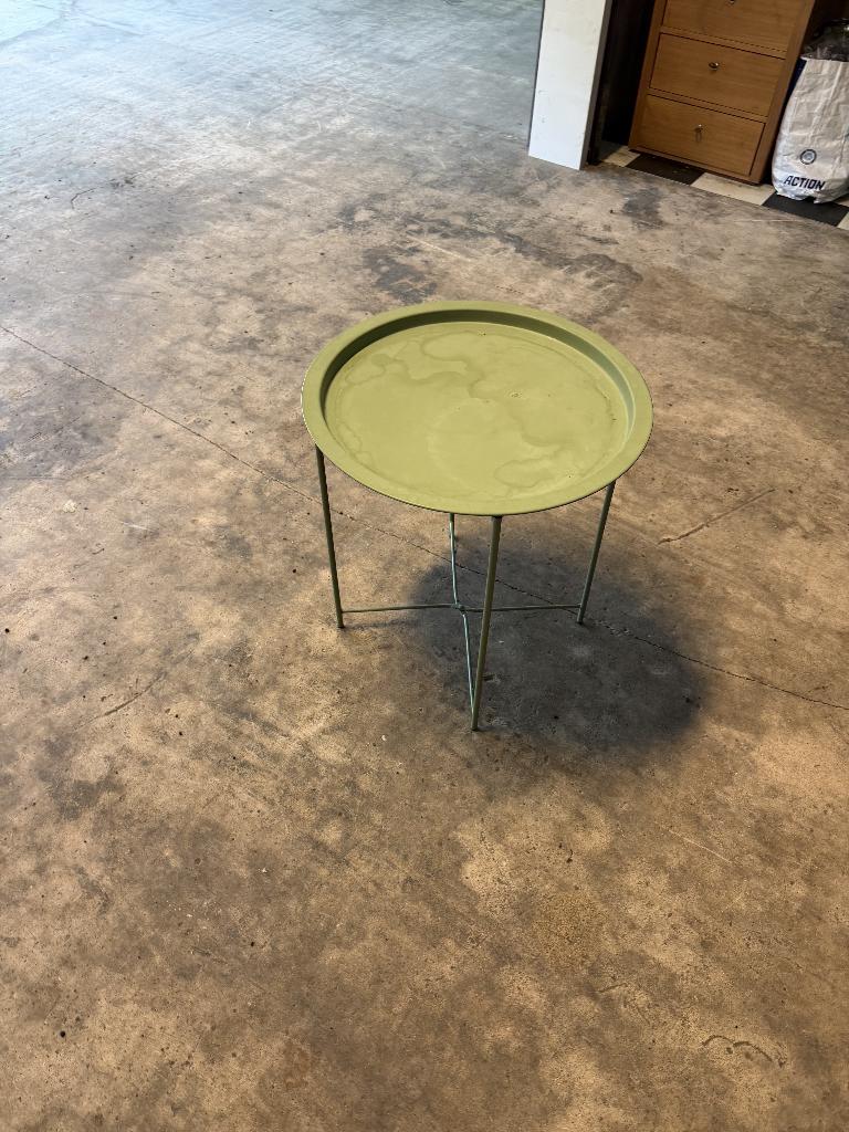 Bijzet tafel, Minder dan 55 cm, Gebruikt, Rond, Ophalen