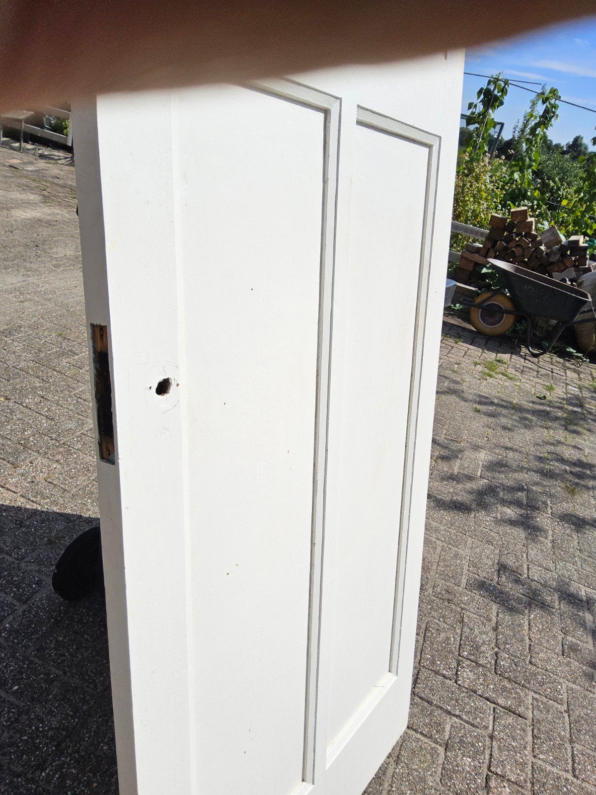 oude paneeldeur 81,8X200.5 cm, Ophalen