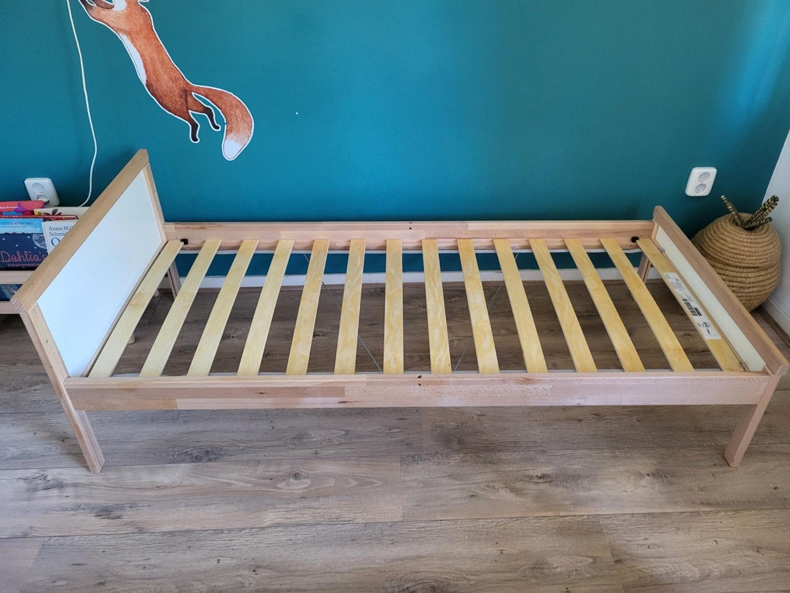 IKEA peuterbed 70x160 cm, Ophalen, 70 tot 85 cm, 140 tot 160 cm, Zo goed als nieuw