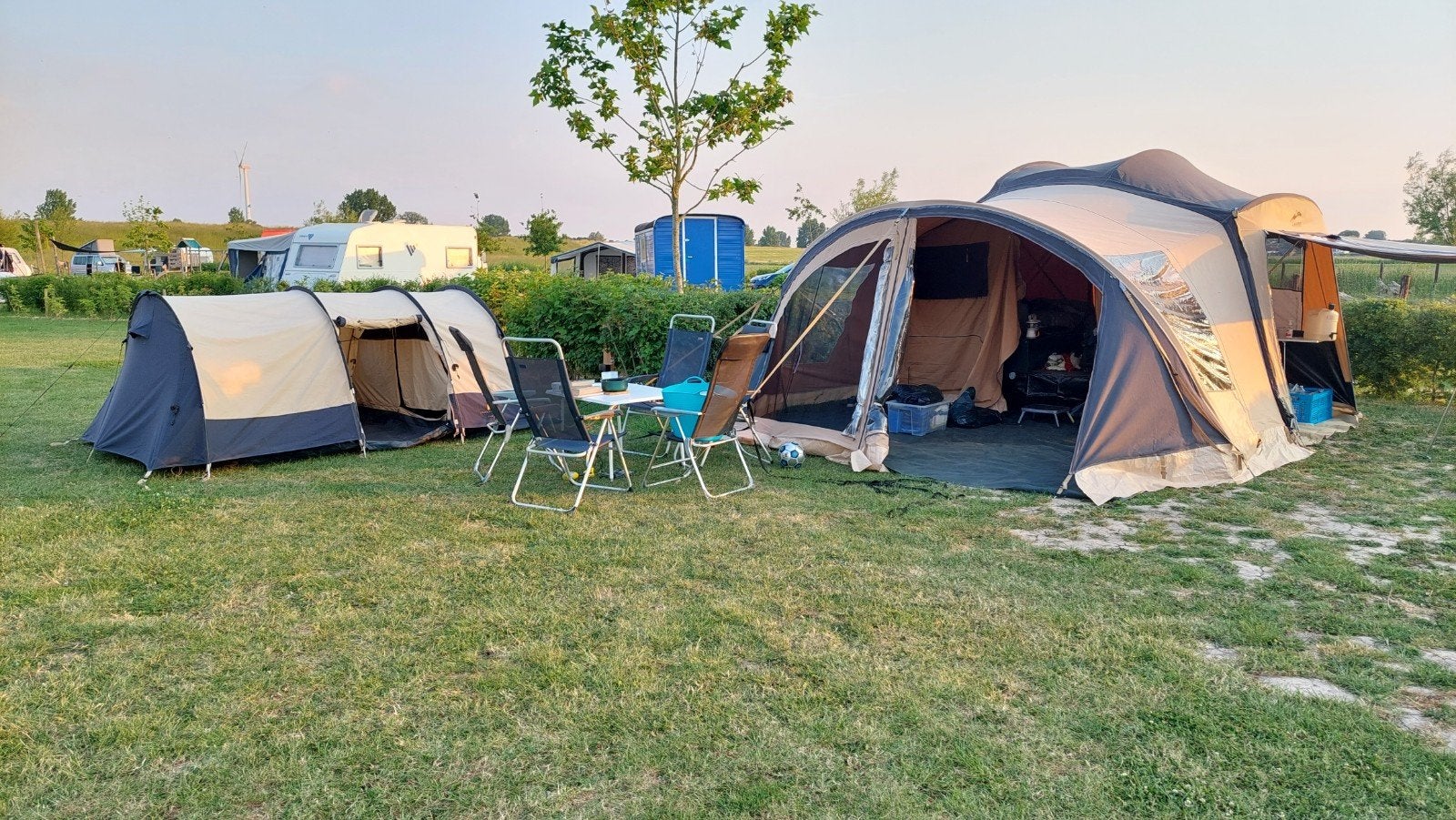 Safarica Chicco 3 TC Vis-à-vis 3 persoons tent., Ophalen, Gebruikt, Tot en met 3