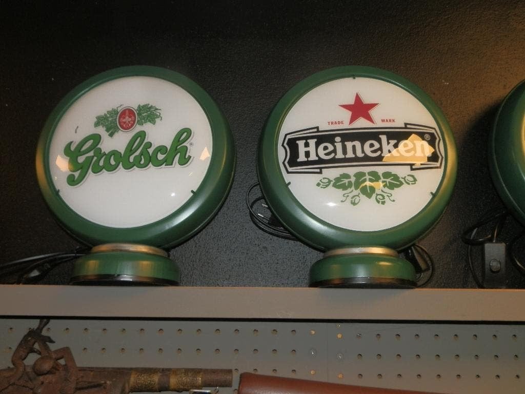 Lampen Heineken Grolsch Hertog Jan shell andre elvis, Ophalen of Verzenden, Nieuw, Overige typen, Hertog Jan