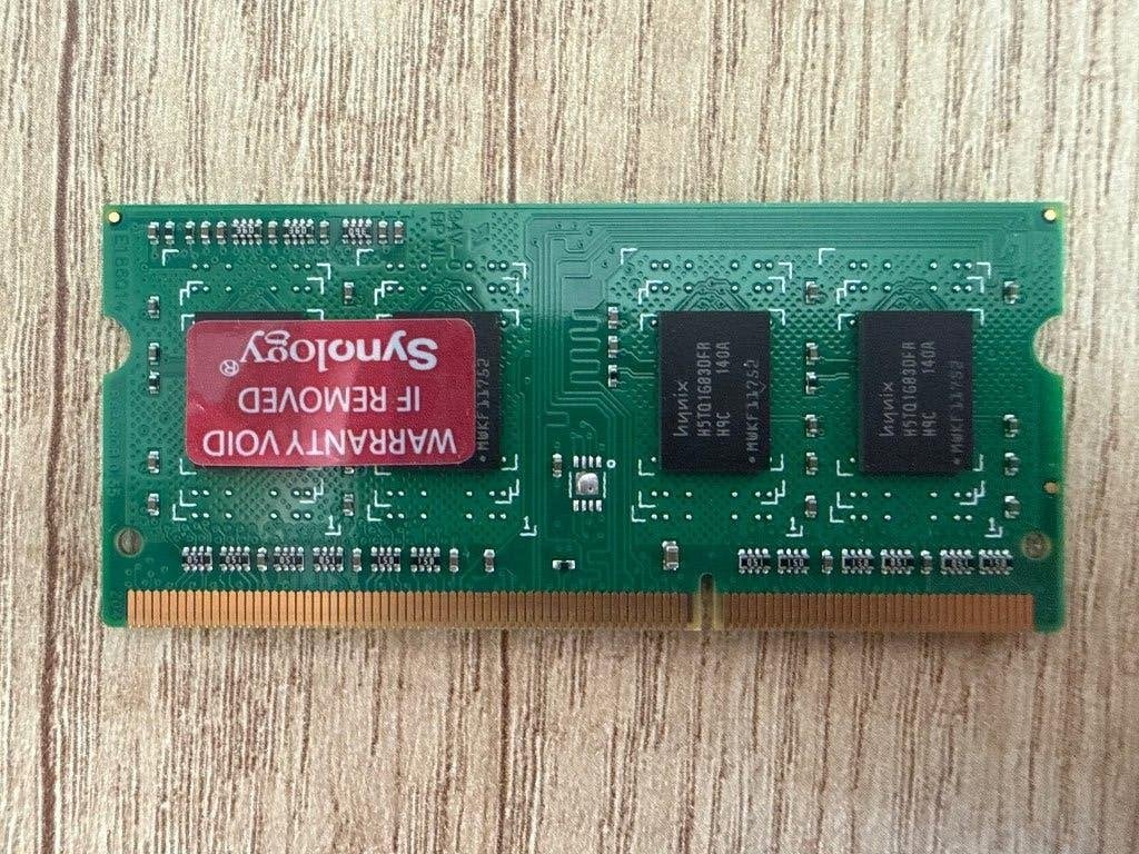 Synology 1GB ram, DDR3, Ophalen of Verzenden, Laptop, Gebruikt