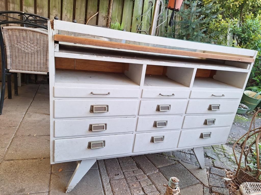 Vintage kast / toonbank / balie, Huis en Inrichting, Kasten | Dressoirs, Ophalen of Verzenden, Gebruikt, 25 tot 50 cm, 50 tot 100 cm