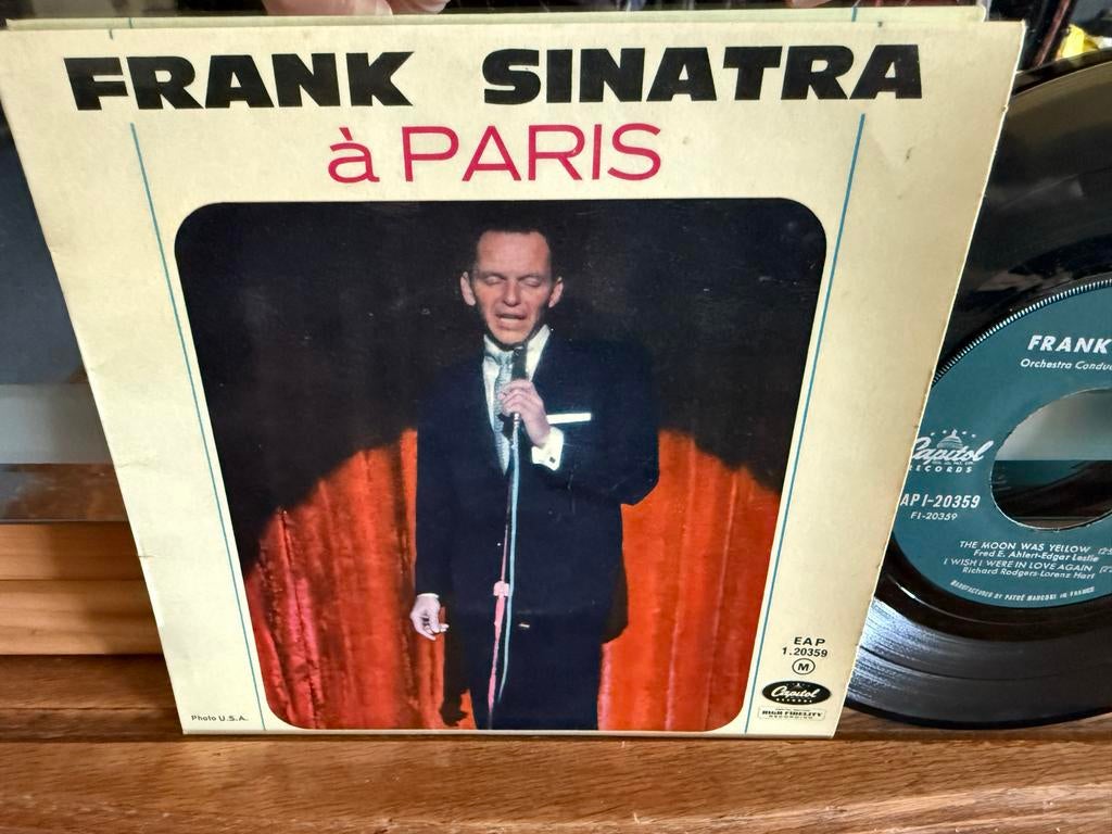 Frank Sinatra à Paris EP - Vintage Vinyl, Originele persing, 7 inch, Single, Ophalen of Verzenden