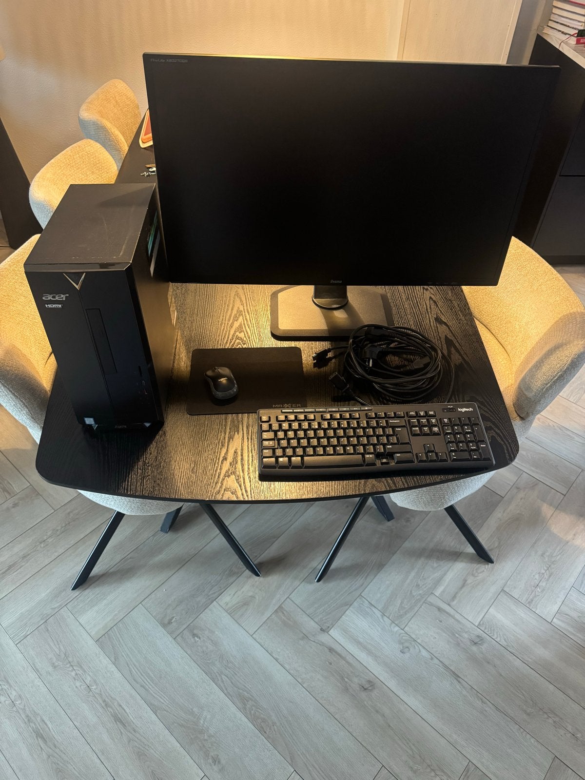 Acer Aspire T TC-885 Desktop PC met Monitor en Accessoires, Computers en Software, Ophalen, HDD, 2 tot 3 Ghz, 8 GB