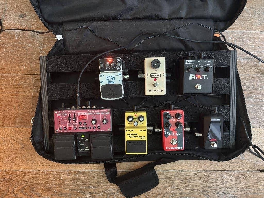 Scherp geprijsde totale gitaar pedalen set, Ophalen of Verzenden, Zo goed als nieuw, Volume